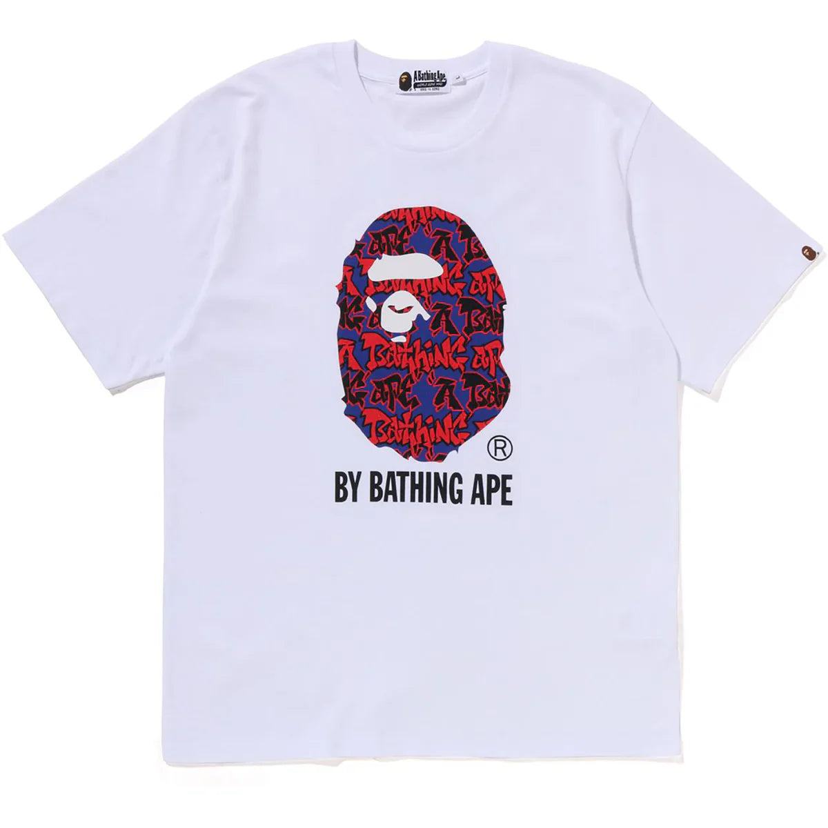 BAPE Graffiti Pattern By Bathing Ape Tee White