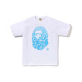 BAPE ABC Sea Surface Camo Ape Head Tee White