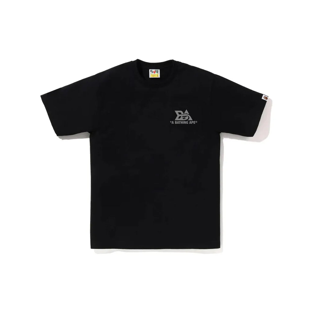 BAPE Reflector Tech Logo Tee Black
