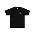BAPE Reflector Tech Logo Tee Black