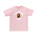 BAPE College Tee (SS25) Pink