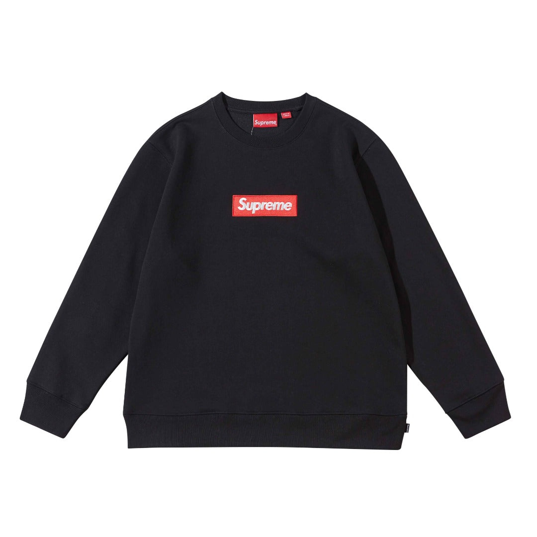 Supreme neck pullover sweatshirt