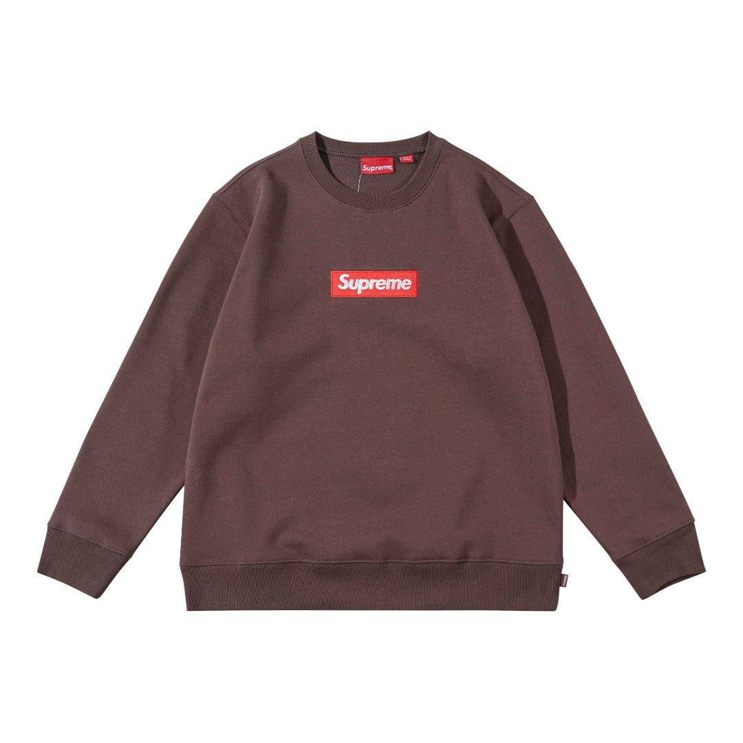 Supreme neck pullover sweatshirt