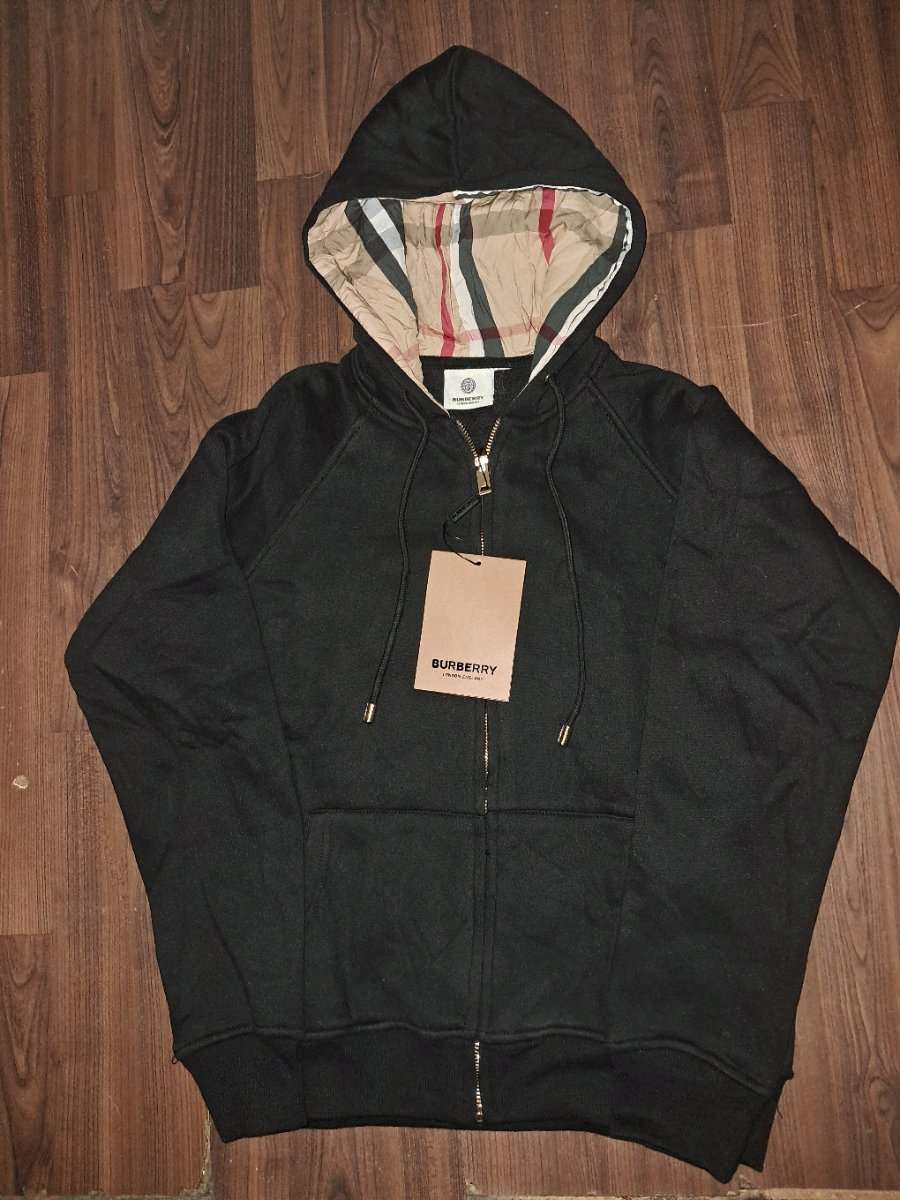 Burberry Zip Up Hoodie