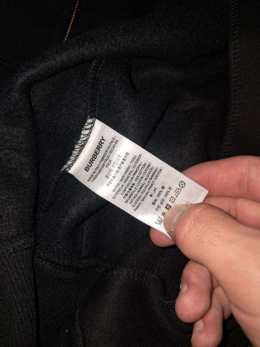 Burberry Zip Up Hoodie