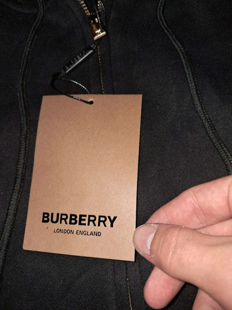 Burberry Zip Up Hoodie