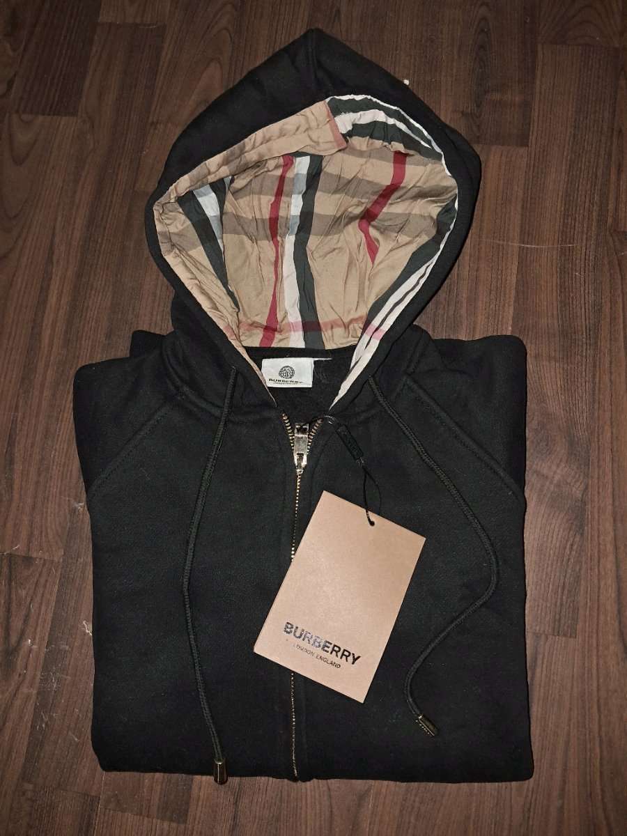 Burberry Zip Up Hoodie