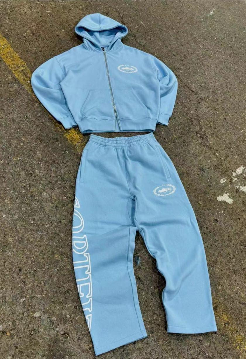 Corteiz Tracksuit - Baby Blue