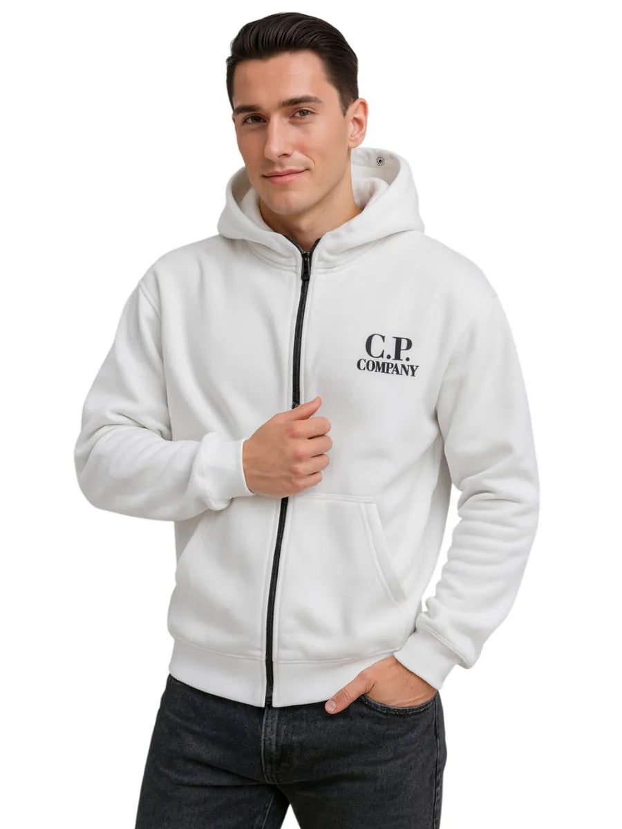 CP Company Boys' Goggle Full-Zip Hoodie Zip Hoodies FRASERS