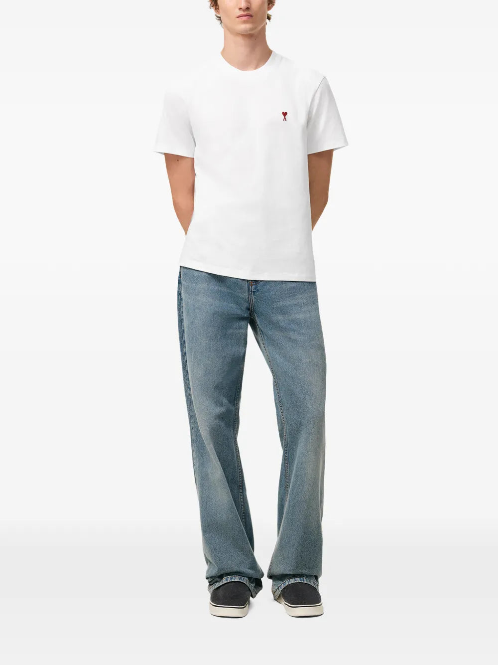 Ami Paris Ami De Coeur T-Shirt | White