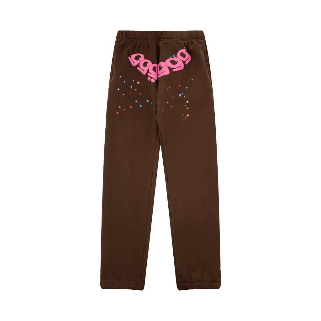 SP5DER 555 Sweatpants "Brown"