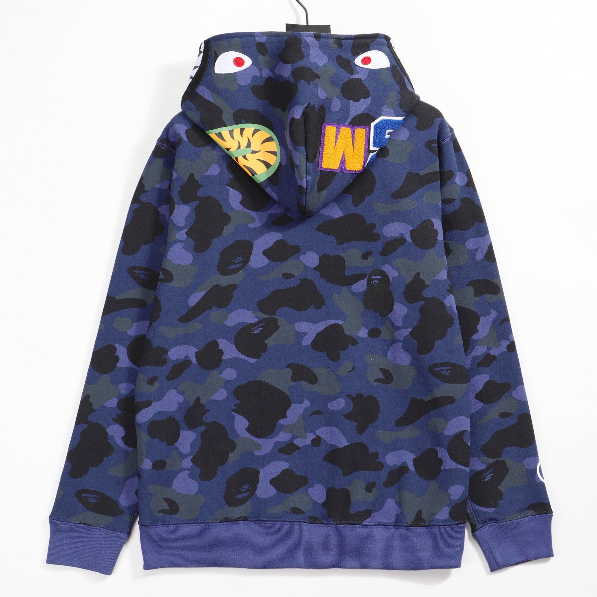 Bape blue hoodie