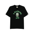 BAPE ABC Camo College Logo Tee Black/Green