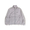 BAPE Line Camo Jacquard Bathing Ape Logo Track Jacket Silver
