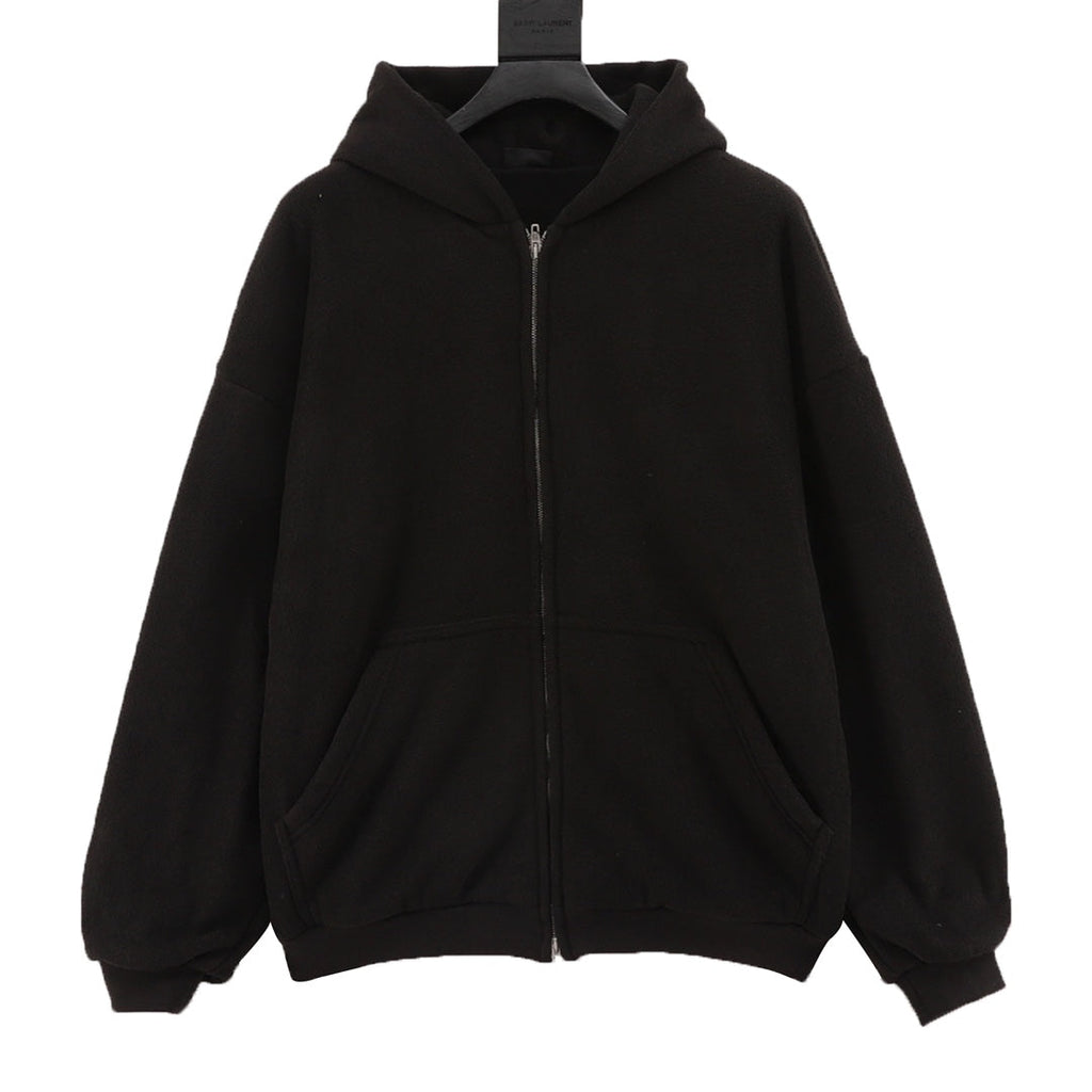 Balenciaga-Street View Teddy Hooded Jacket