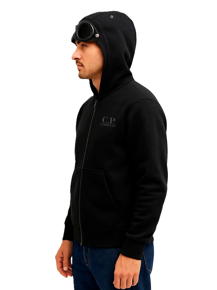 CP Company Boys' Goggle Full-Zip Hoodie Zip Hoodies FRASERS