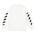 Off-White Diagonal Stripe Crewneck