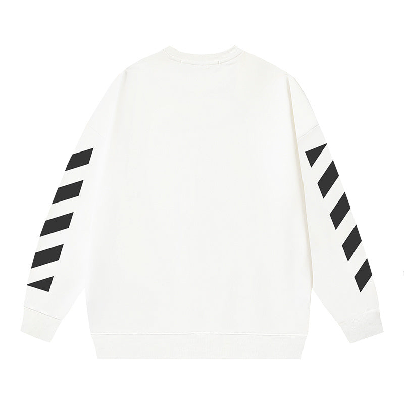 Off-White Diagonal Stripe Crewneck