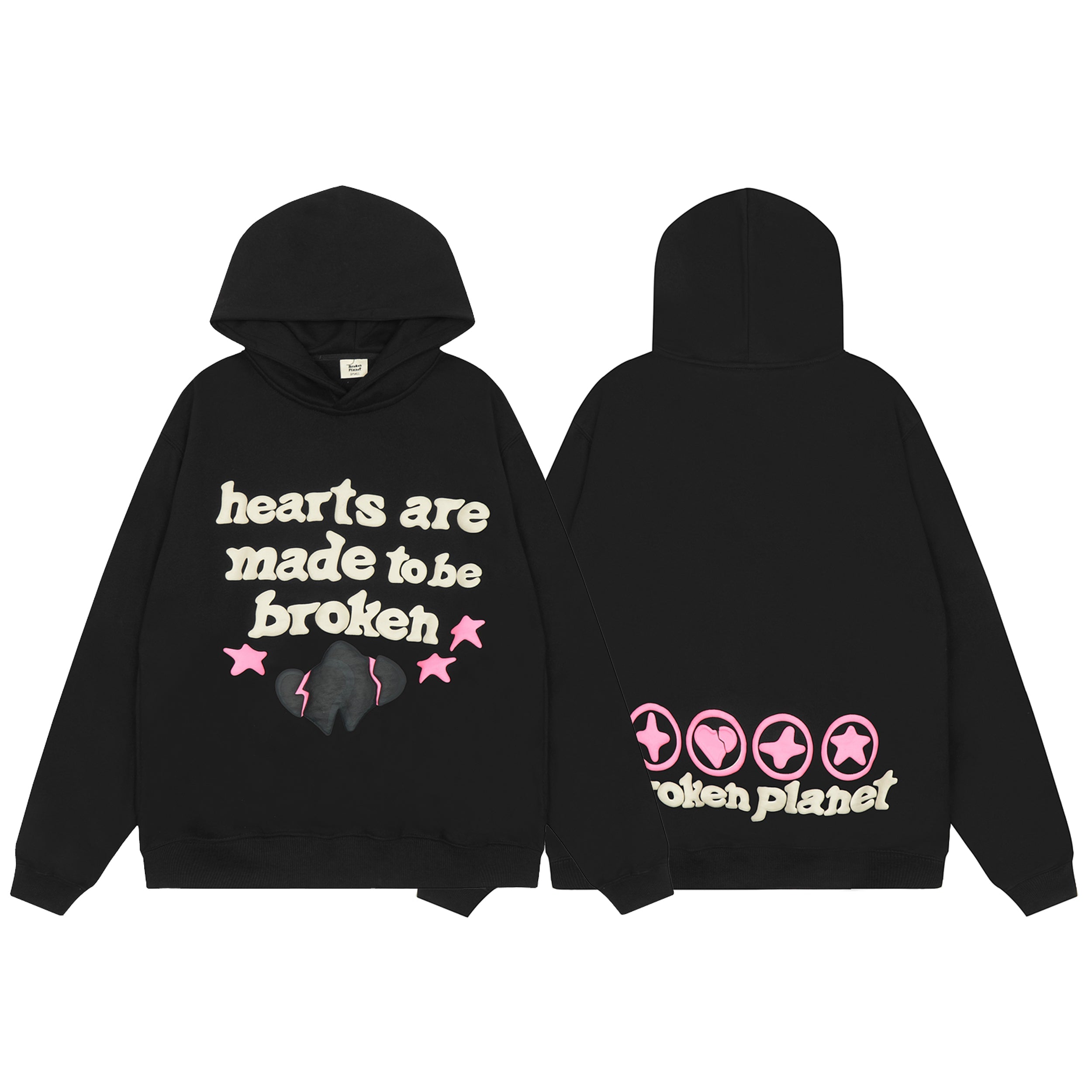 BROKEN PLANET - HEART BROKEN HOODIE