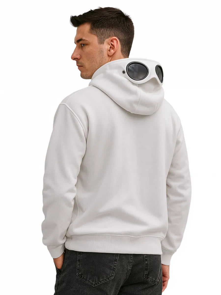 CP Company Boys' Goggle Full-Zip Hoodie Zip Hoodies FRASERS