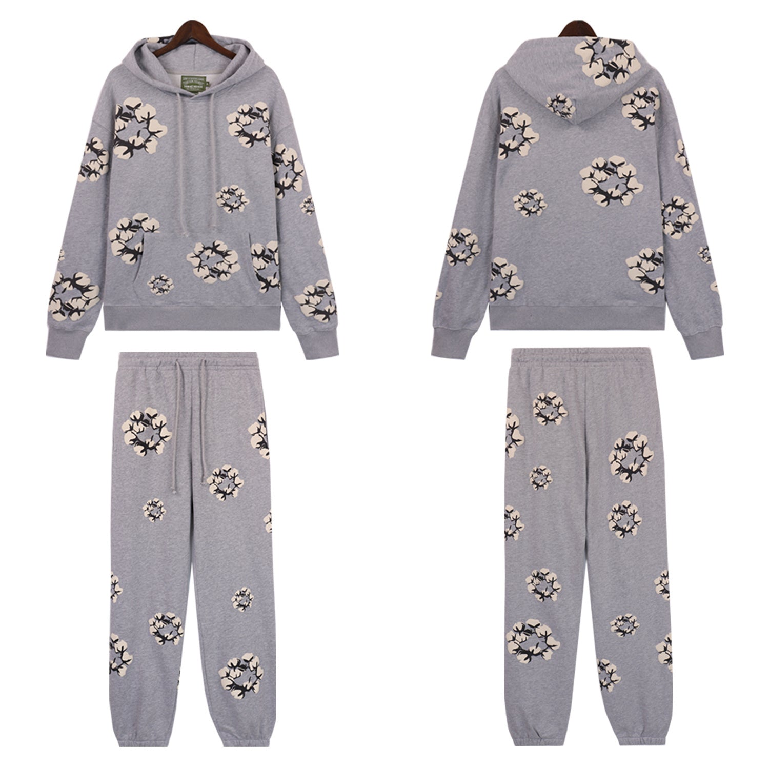 Denim Tears Cotton Wreath hoodie Tracksuit