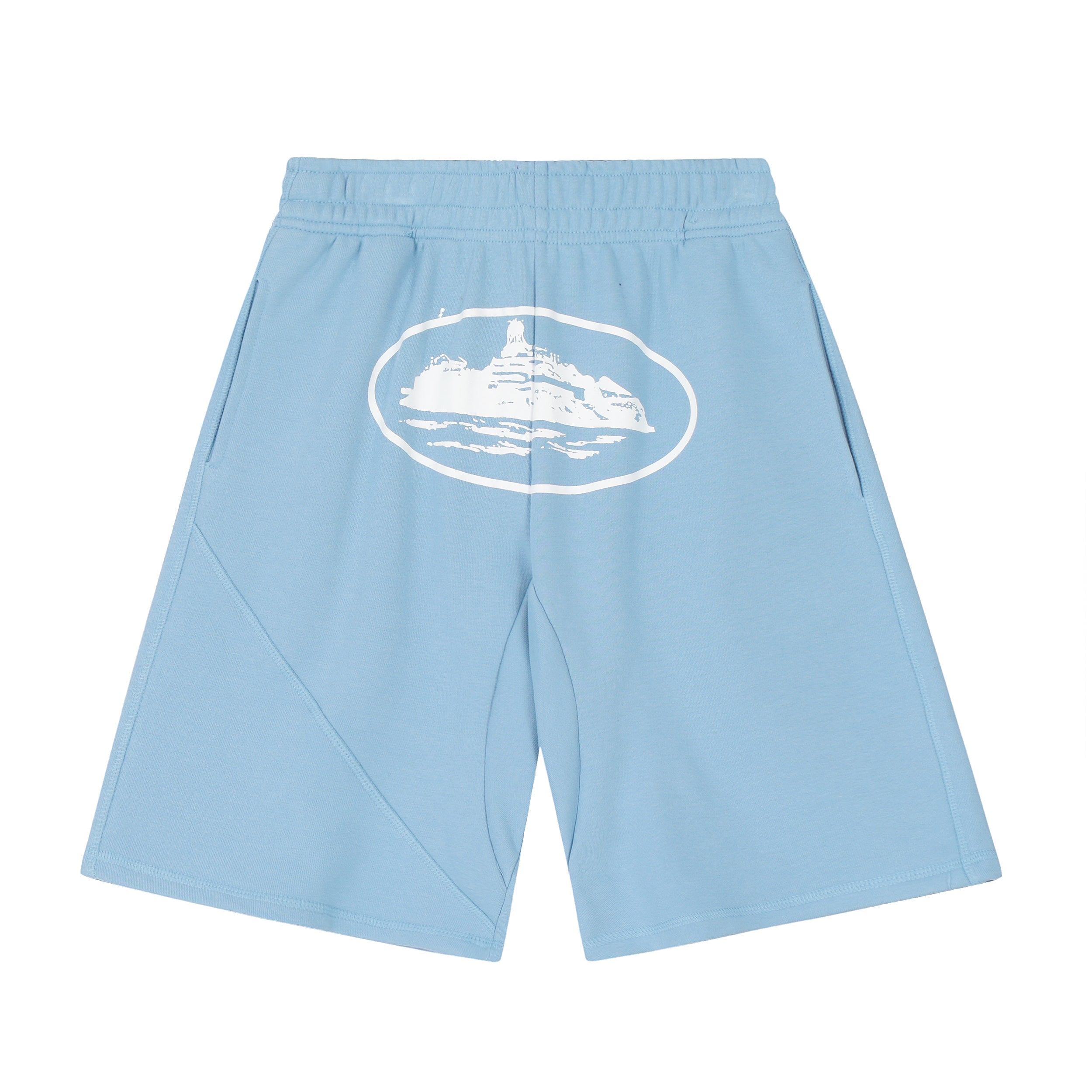 Corteiz Og Alcatraz Shorts 'light-blue'