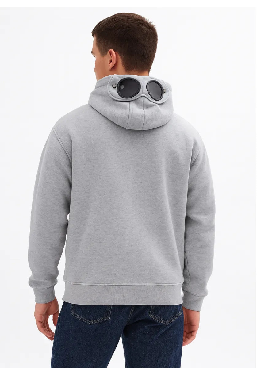 CP Company Boys' Goggle Full-Zip Hoodie Zip Hoodies FRASERS