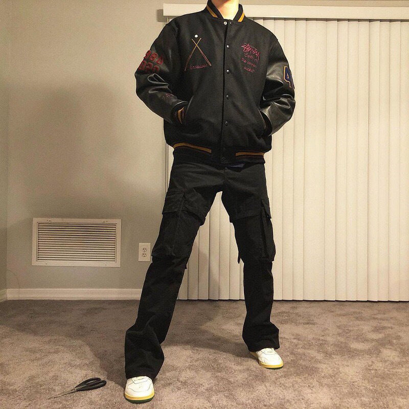 Stüssy 8 Ball World Tour Varsity Jacket
