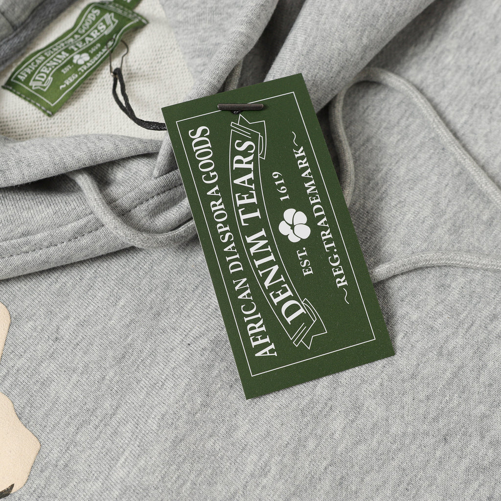 Denim Tears Cotton Wreath Hoodie – Grey