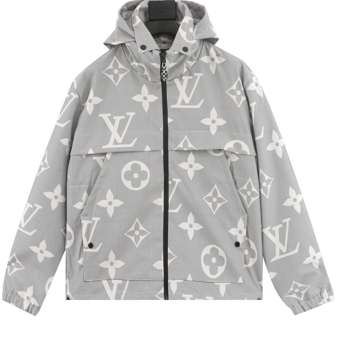 LV Louis Vuitton Monogram Zipper Jacket