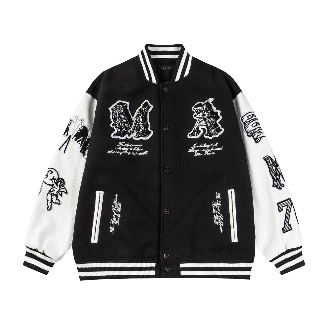 Amir i2024ss Cupid Baseball Jacket