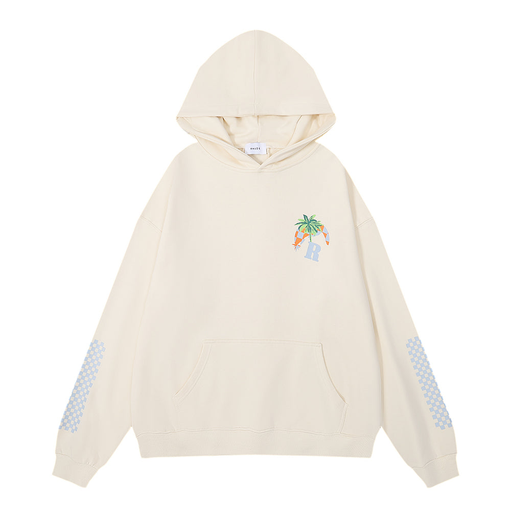 American trendy brand Rhude coconut racing - hoodie