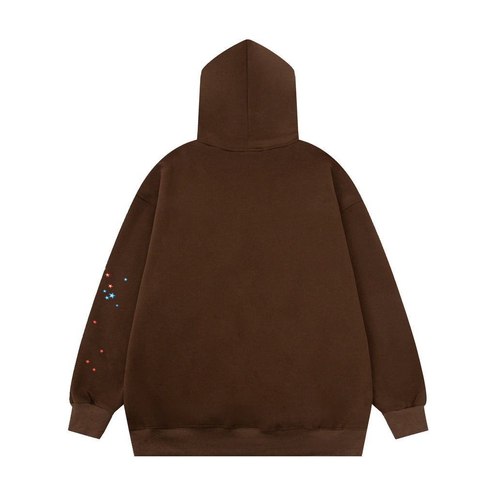 SP5DER 555 Hoodie "Brown"