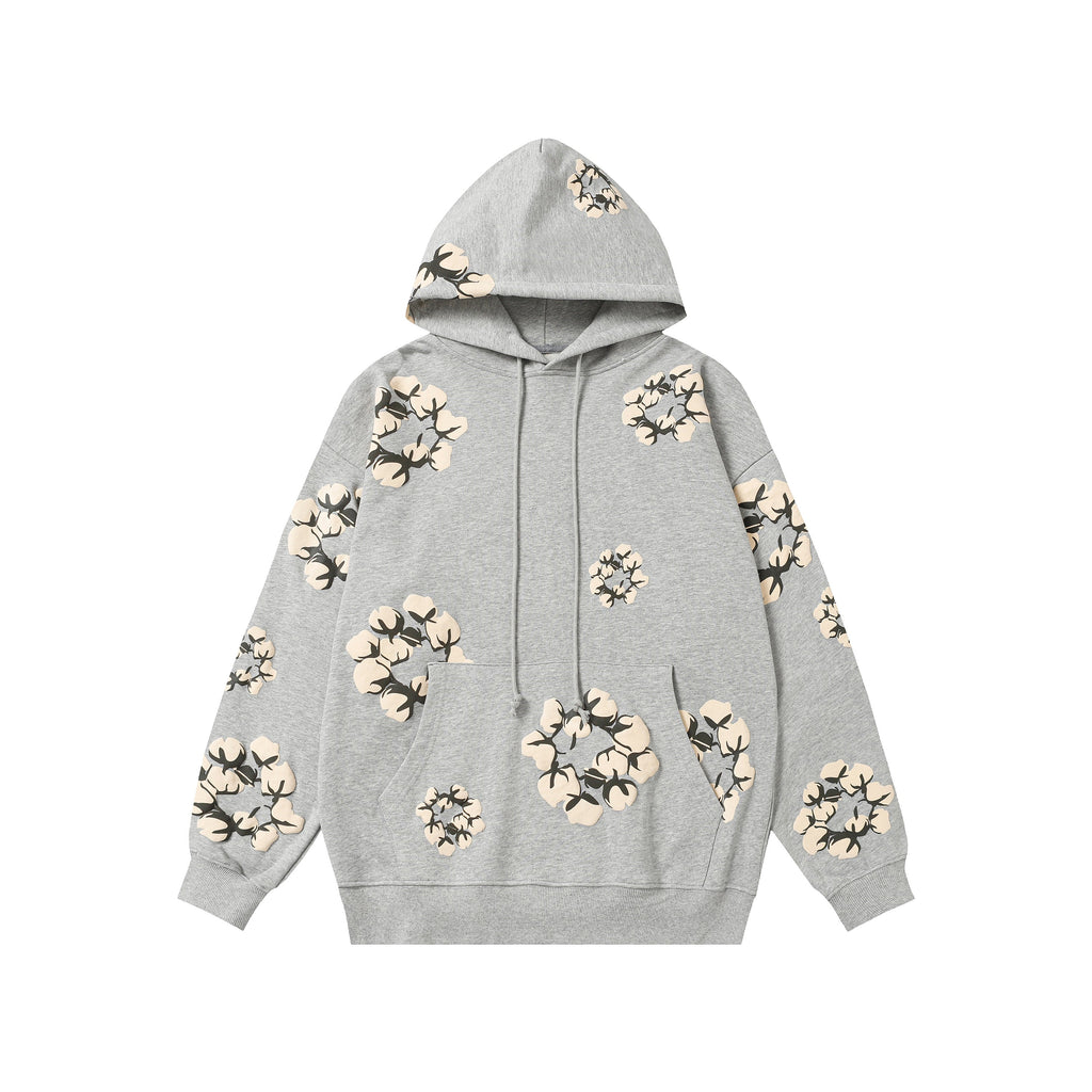 Denim Tears Cotton Wreath Hoodie – Grey