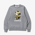 1st Camo Bathing Ape Sweater- Grey