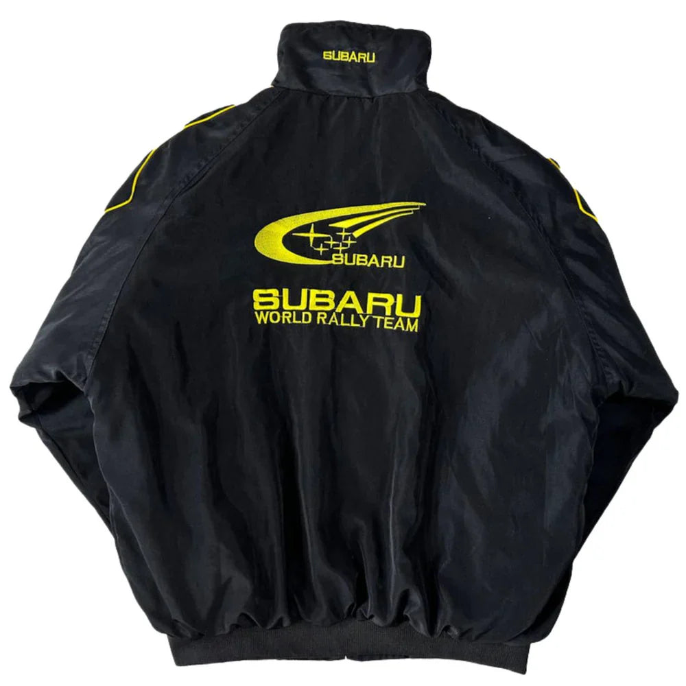 Subaru World Rally Team Jacket – STI x WRC Black/Blue Edition