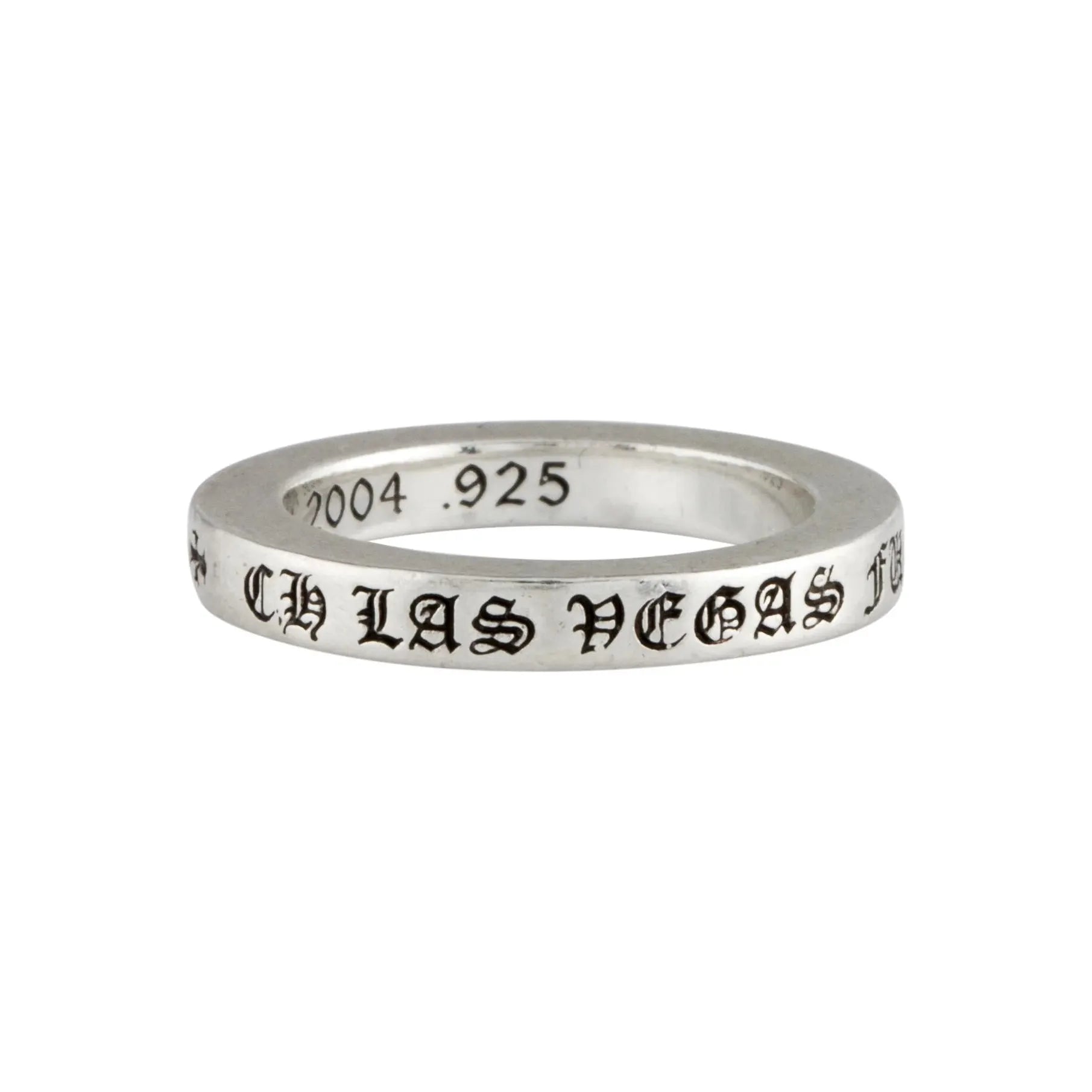 Chrome Hearts F*ck Las Vegas Spacer Ring Sterling Silver