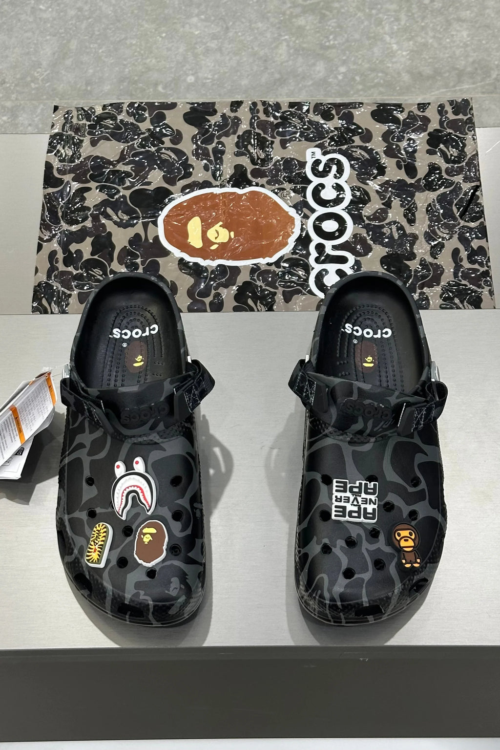 Crocs X A Bathing Ape ABC Camo Black