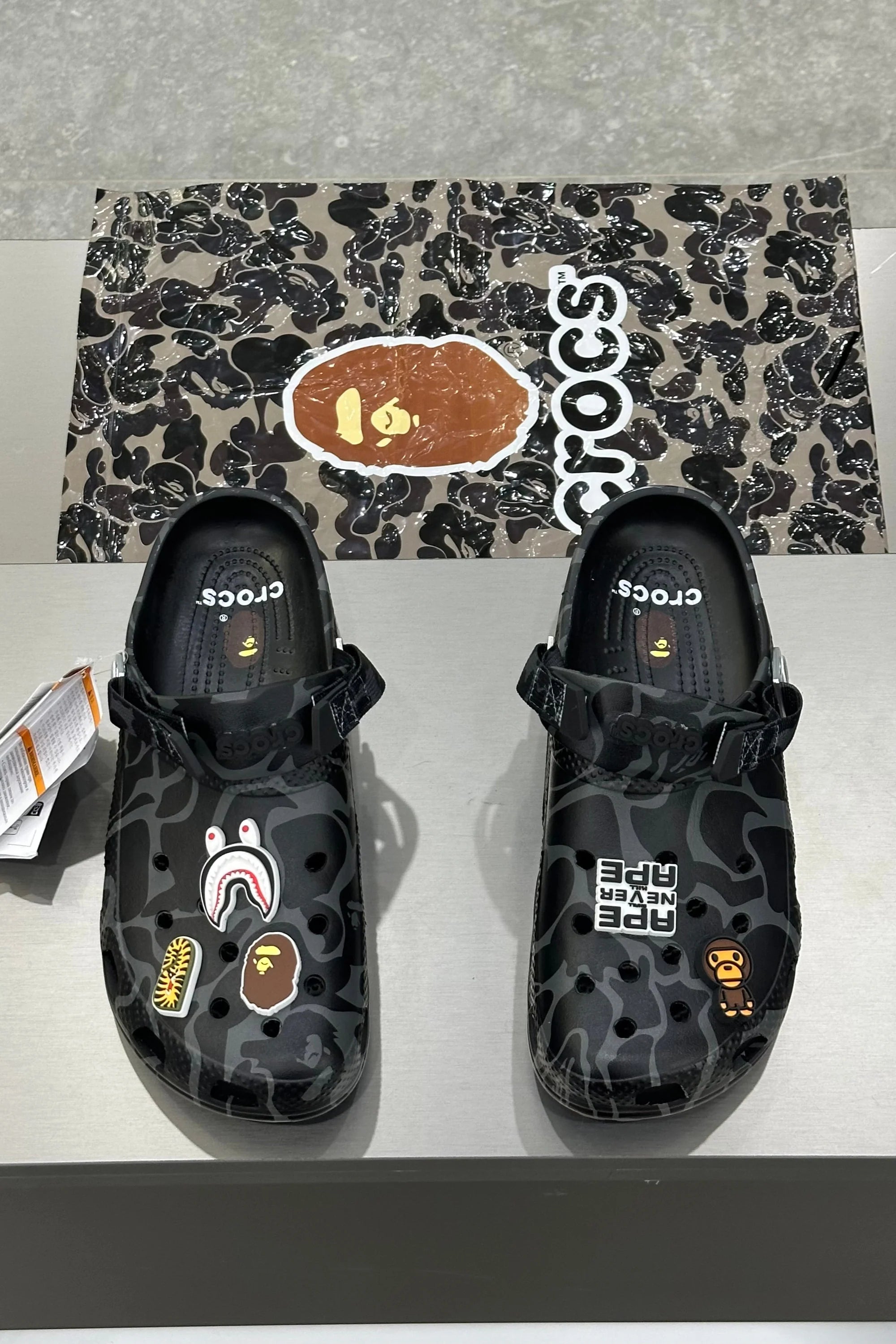 Crocs X A Bathing Ape ABC Camo Black