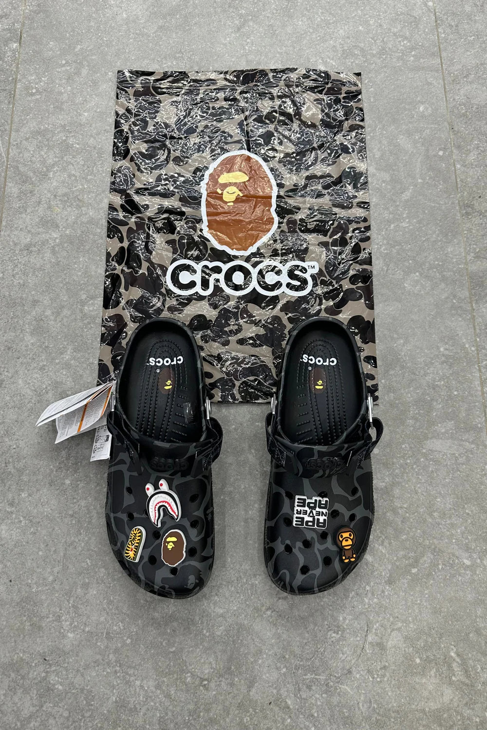 Crocs X A Bathing Ape ABC Camo Black