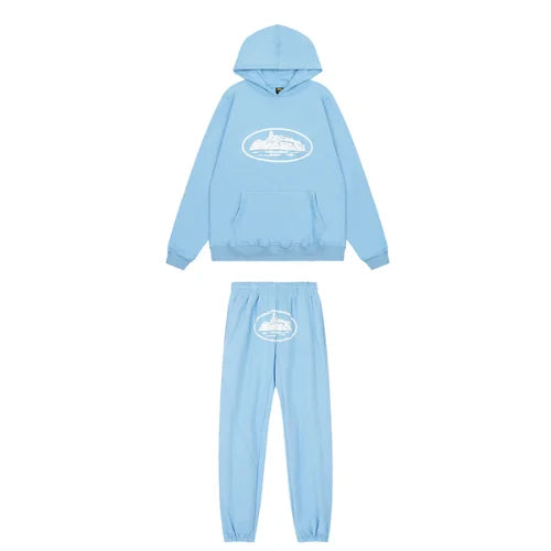 Corteiz Alcatraz Baby Blue Tracksuit