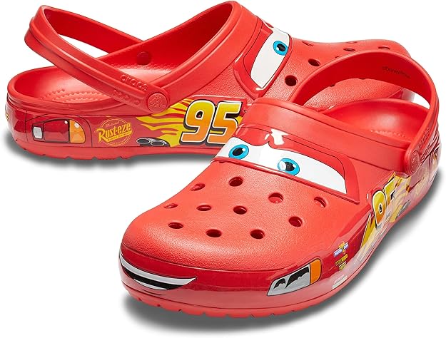 Crocs Disney Pixar Cars Lightning Mcqueen Clogs, Light Up Shoes unisex-adult Clog