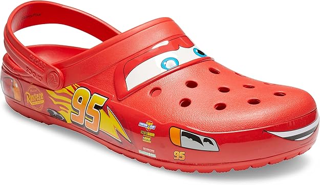 Crocs Disney Pixar Cars Lightning Mcqueen Clogs, Light Up Shoes unisex-adult Clog