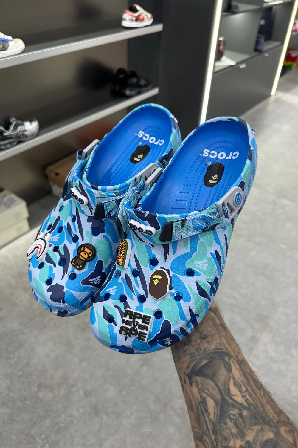 Crocs X A Bathing Ape ABC Camo - Blue