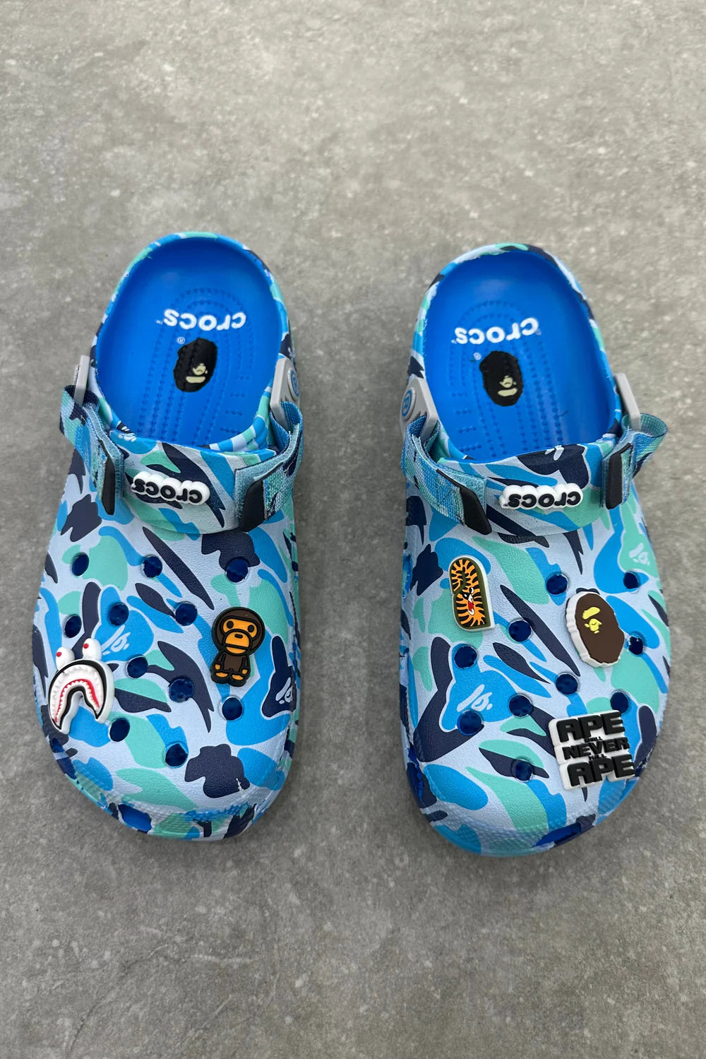Crocs X A Bathing Ape ABC Camo - Blue