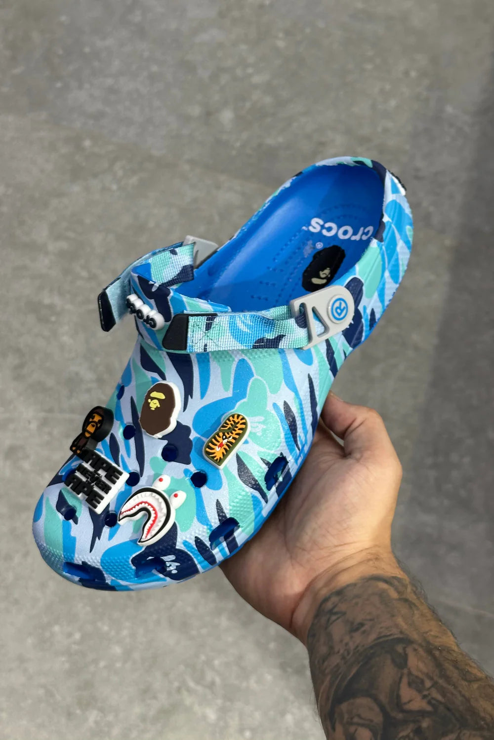 Crocs X A Bathing Ape ABC Camo - Blue