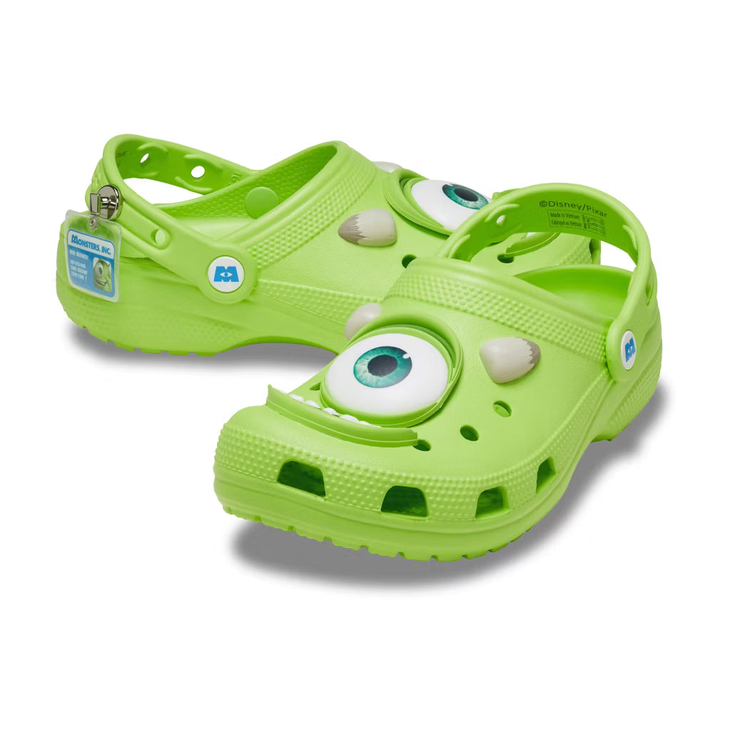 Crocs, Classic Mike Wazowski clogs, Monsters Inc.