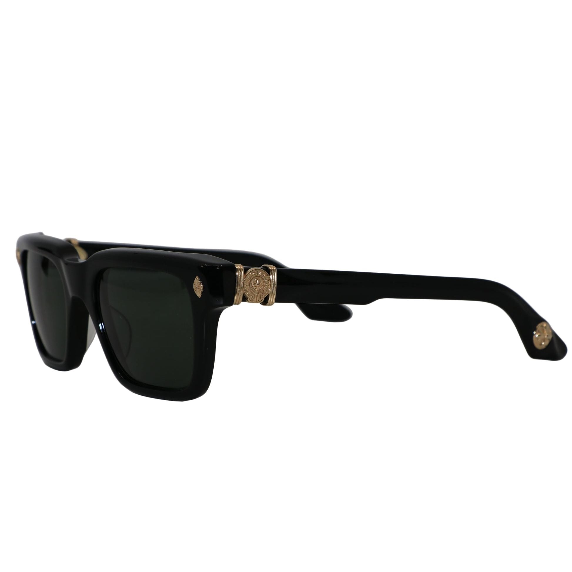 Chrome Hearts Halllamanass Sunglasses Black/Gold