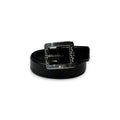 Chrome Hearts OTJ Belt Black Leather Silver Buckle