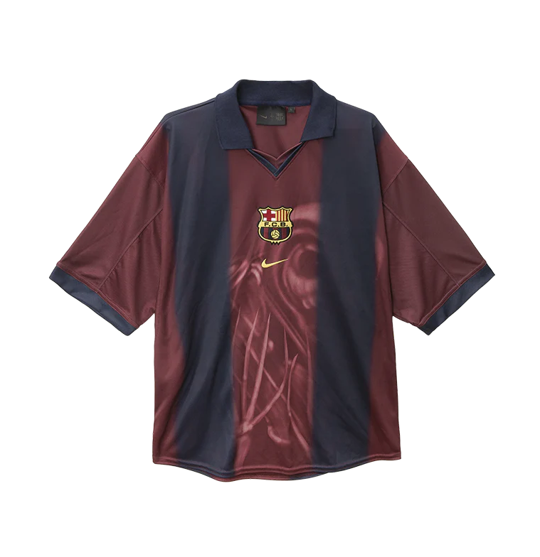 Travis Scott x FC Barcelona Retro 2000/01 Home 'Skeleton Jersey'
